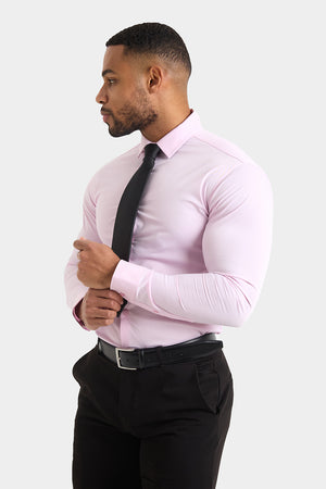 Athletic Fit Dress Shirt in Pink - TAILORED ATHLETE - USA