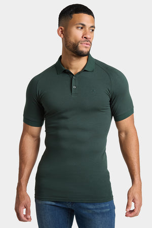 Athletic Fit Polo Shirt in Forest - TAILORED ATHLETE - USA