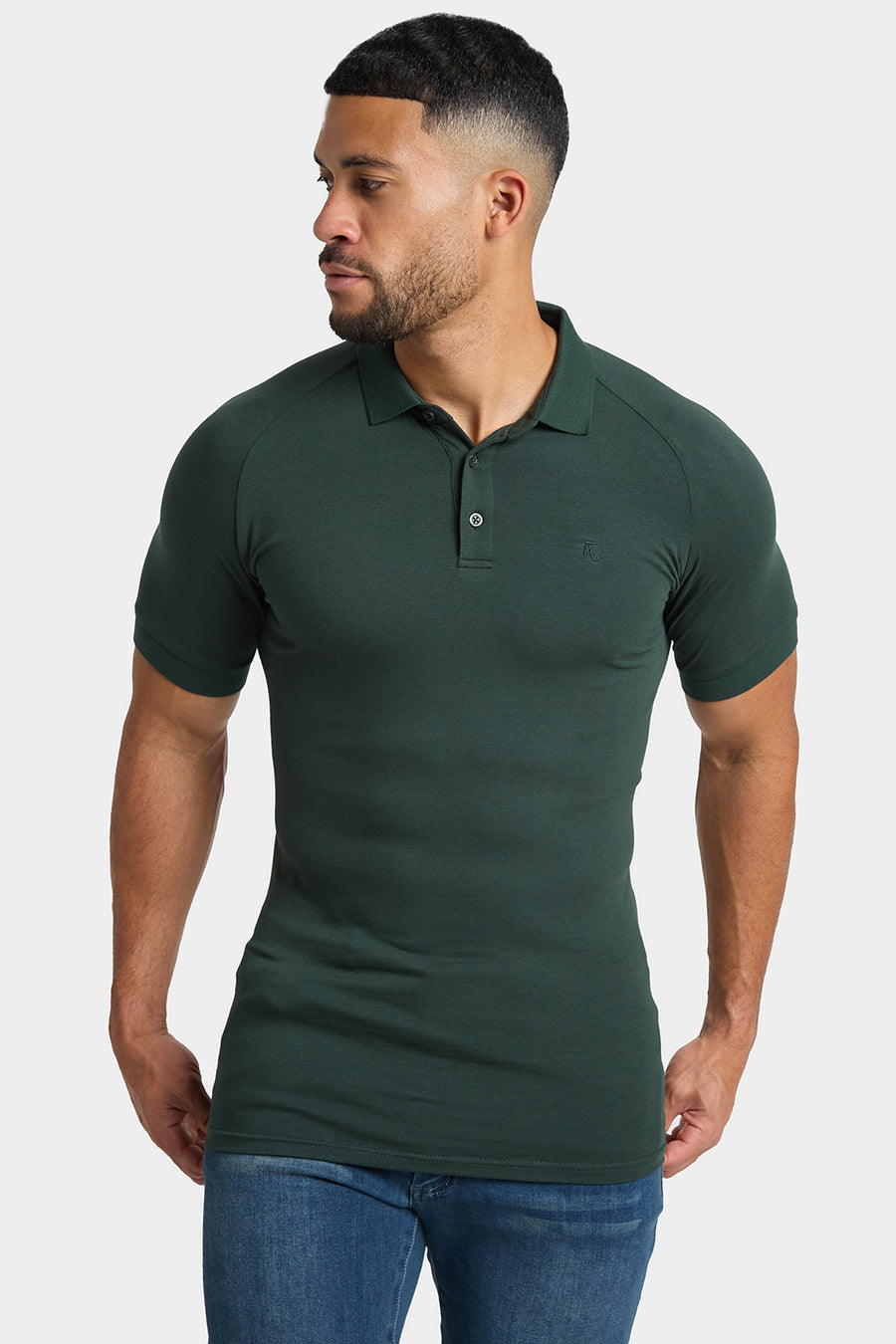 Athletic Fit Polo Shirt in Forest - TAILORED ATHLETE - USA