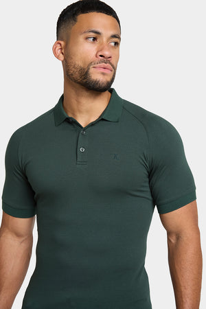 Athletic Fit Polo Shirt in Forest - TAILORED ATHLETE - USA