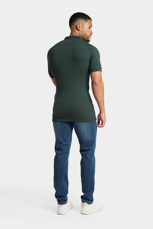 Athletic Fit Polo Shirt in Forest - TAILORED ATHLETE - USA