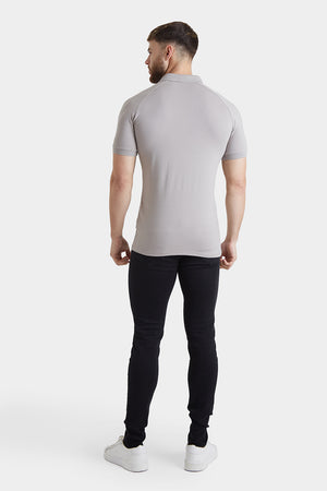 Athletic Fit Polo Shirt in Mole - TAILORED ATHLETE - USA