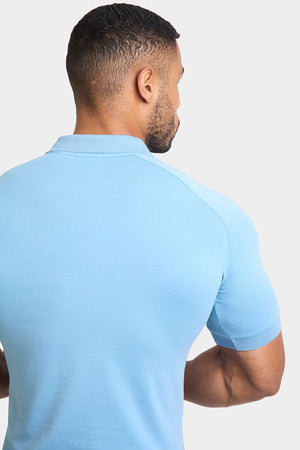 Athletic Fit Polo in Mist Blue - TAILORED ATHLETE - USA