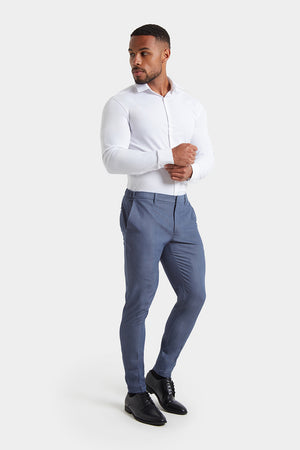 Athletic Fit Essential Pants in Chambray - TAILORED ATHLETE - USA