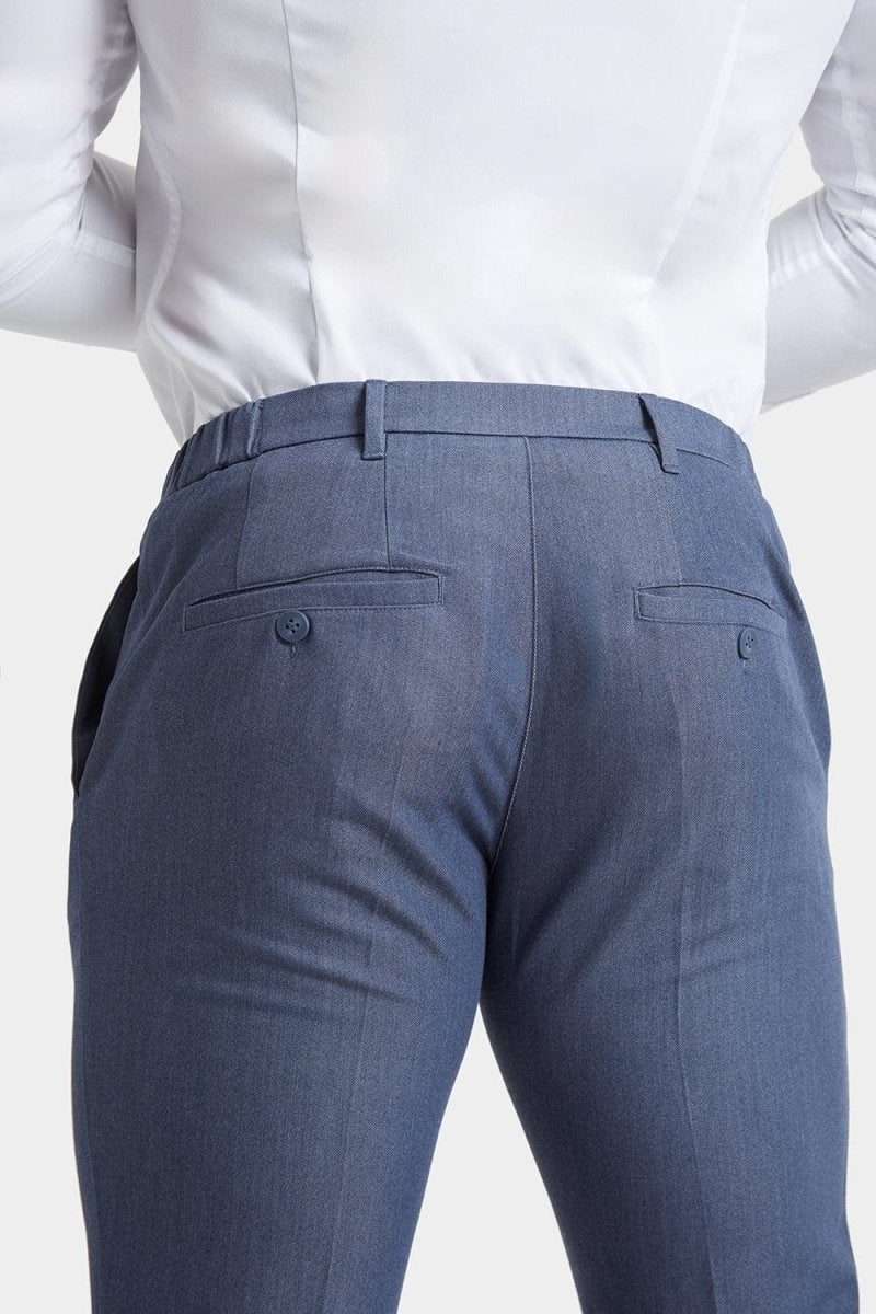 Essential Trousers in Chambray for Comfort and Stylish Fit