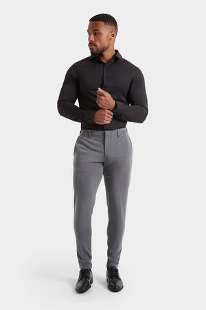 Athletic Fit Essential Pants in Charcoal - TAILORED ATHLETE - USA