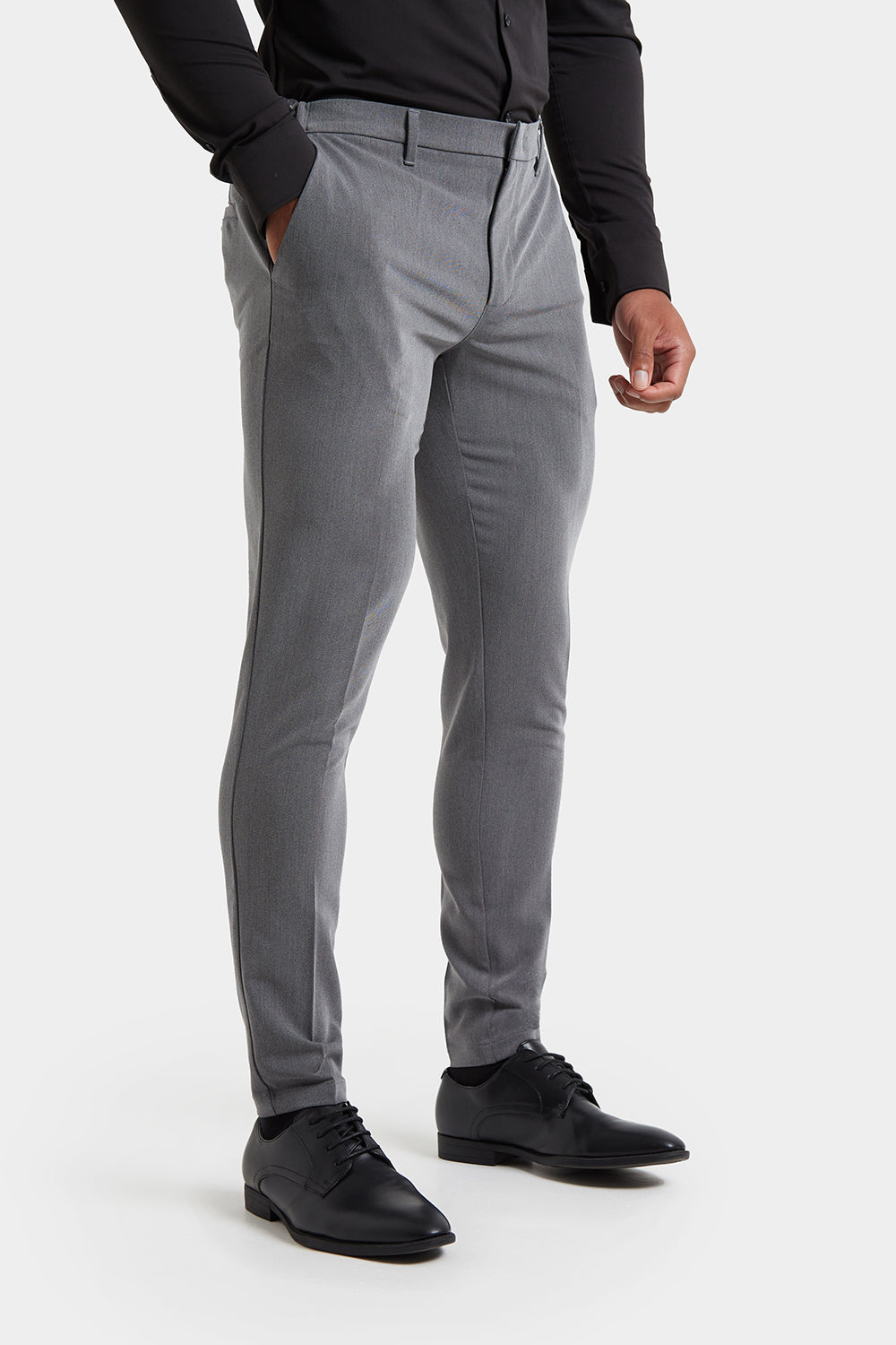 Essential trousers in charcoal for effortless style