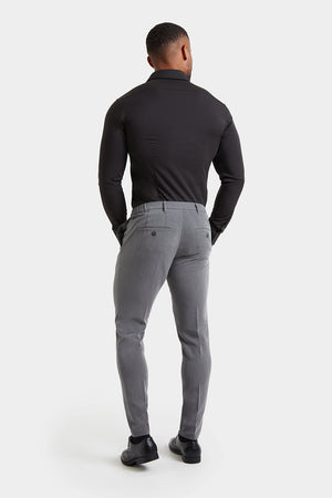 Athletic Fit Essential Pants in Charcoal - TAILORED ATHLETE - USA