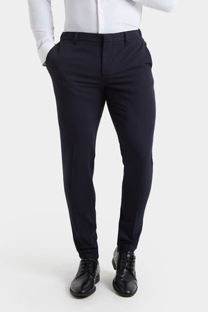 Athletic Fit Essential Pants in Navy - TAILORED ATHLETE - USA