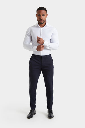 Athletic Fit Essential Pants in Navy - TAILORED ATHLETE - USA