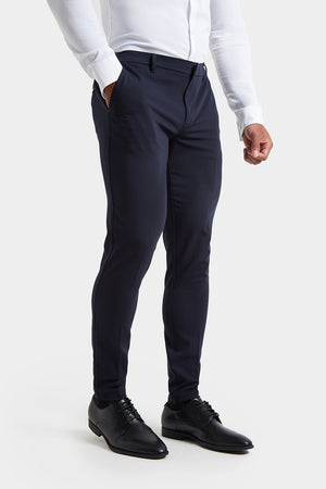 Athletic Fit Essential Pants in Navy - TAILORED ATHLETE - USA