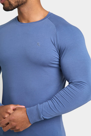 Athletic Fit T-Shirt in Denim Blue - TAILORED ATHLETE - USA