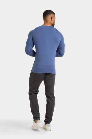 Athletic Fit T-Shirt in Denim Blue - TAILORED ATHLETE - USA