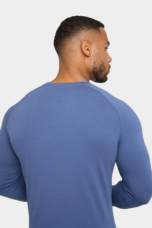 Athletic Fit T-Shirt in Denim Blue - TAILORED ATHLETE - USA