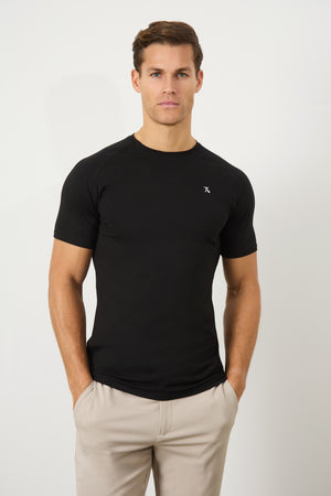 Premium Athletic Fit T-Shirt in Black - TAILORED ATHLETE - USA