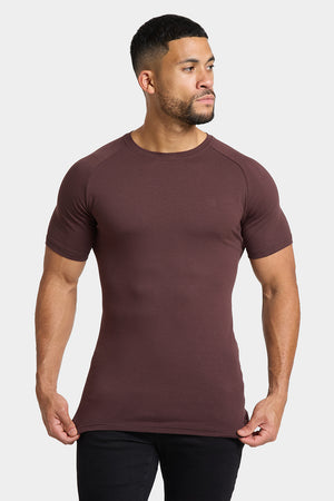 Premium Athletic Fit T-Shirt in Coffee - TAILORED ATHLETE - USA