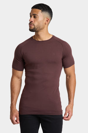 Premium Athletic Fit T-Shirt in Coffee - TAILORED ATHLETE - USA