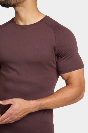 Premium Athletic Fit T-Shirt in Coffee - TAILORED ATHLETE - USA