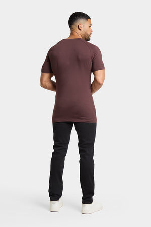 Premium Athletic Fit T-Shirt in Coffee - TAILORED ATHLETE - USA