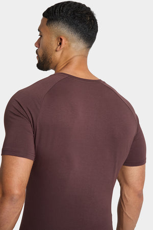 Premium Athletic Fit T-Shirt in Coffee - TAILORED ATHLETE - USA