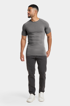 Premium Athletic Fit T-shirt in Charcoal - TAILORED ATHLETE - USA