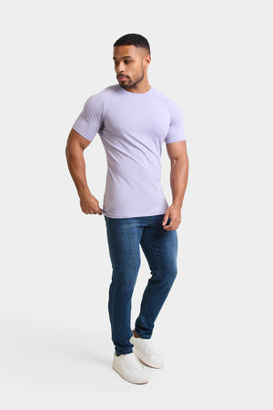Premium Athletic Fit T-Shirt in Dusty Lilac - TAILORED ATHLETE - USA