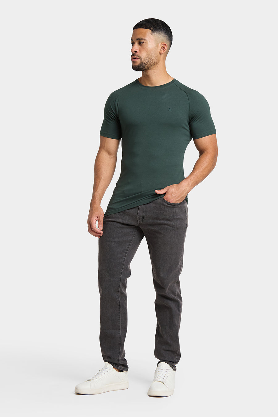 Premium Athletic Fit T-Shirt in Forest - TAILORED ATHLETE - USA