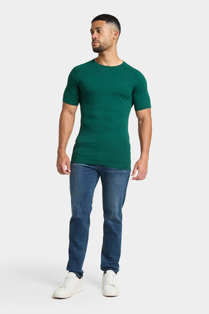 Premium Athletic T-Shirt in Oxidised Green - TAILORED ATHLETE - USA