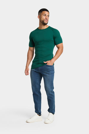 Premium Athletic T-Shirt in Oxidised Green - TAILORED ATHLETE - USA