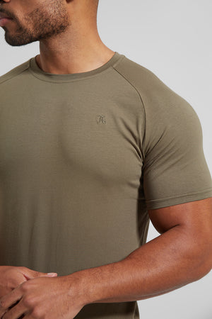 Athletic Fit T-Shirt in Khaki - TAILORED ATHLETE - USA