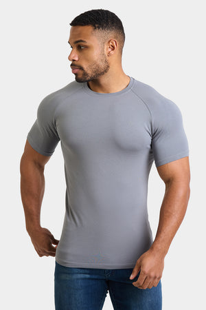 Premium Athletic Fit T-Shirt in Lead Grey - TAILORED ATHLETE - USA