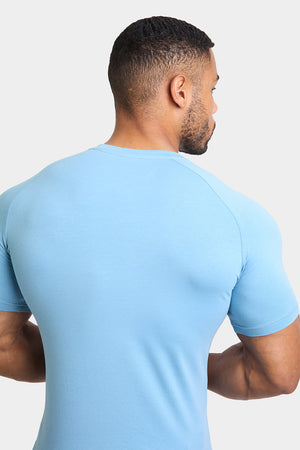 Premium Athletic Fit T-Shirt in Mist Blue - TAILORED ATHLETE - USA