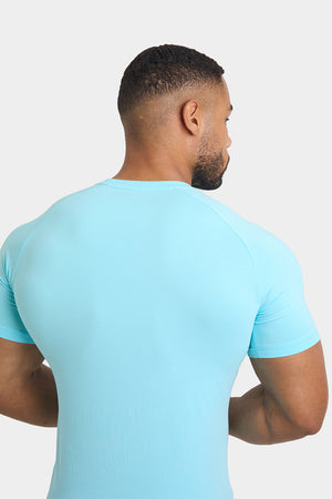 Premium Athletic Fit T-Shirt in Ocean Blue - TAILORED ATHLETE - USA