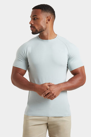 Premium Athletic Fit T-Shirt in Soft Green - TAILORED ATHLETE - USA