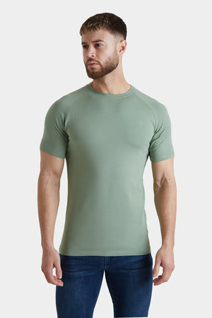 Premium Athletic Fit T-Shirt in Soft Kale - TAILORED ATHLETE - USA