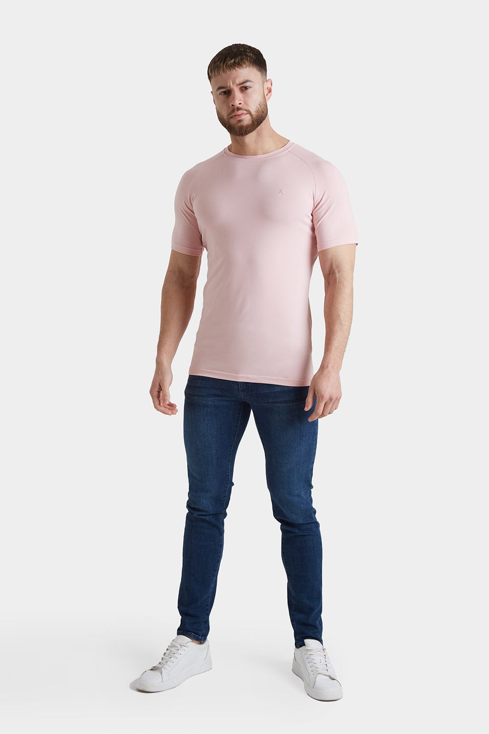 Athletic Fit TShirt in Soft Pink TAILORED ATHLETE USA