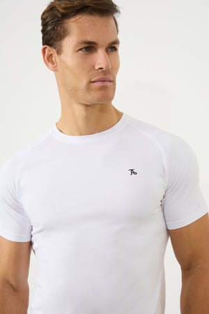 Premium Athletic Fit T-Shirt in White - TAILORED ATHLETE - USA