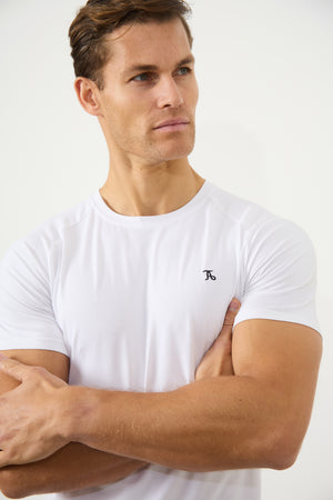 Premium Athletic Fit T-Shirt in White - TAILORED ATHLETE - USA