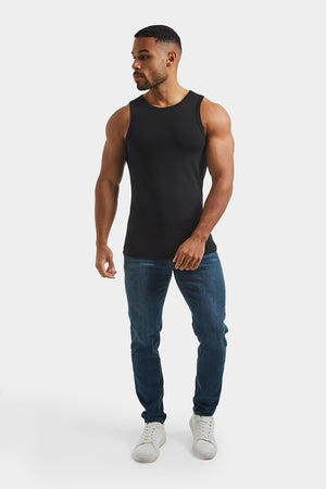 Athletic Fit Vest in Black - TAILORED ATHLETE - USA
