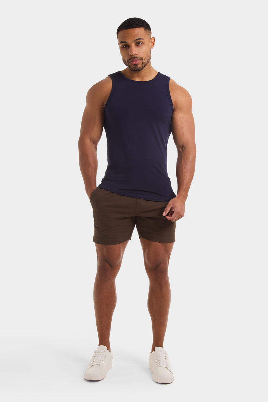 Athletic Fit Vest in True Navy - TAILORED ATHLETE - USA