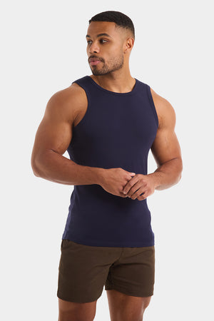 Athletic Fit Vest in True Navy - TAILORED ATHLETE - USA