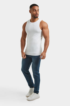 Athletic Fit Vest in White - TAILORED ATHLETE - USA
