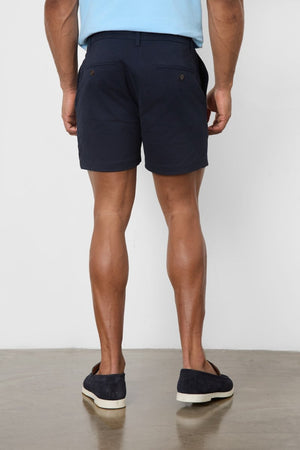 Athletic Fit Chino Shorts 5" in Navy - TAILORED ATHLETE - USA