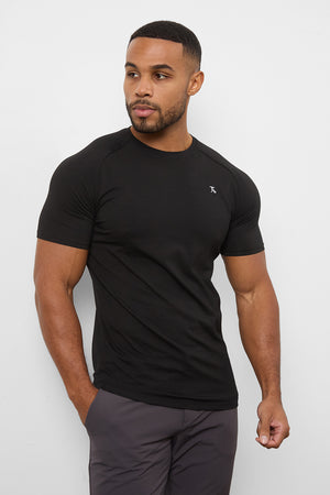 Premium Athletic Fit T-Shirt in Black - TAILORED ATHLETE - USA