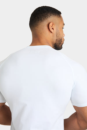 Everyday Henley T-Shirt in White - TAILORED ATHLETE - USA