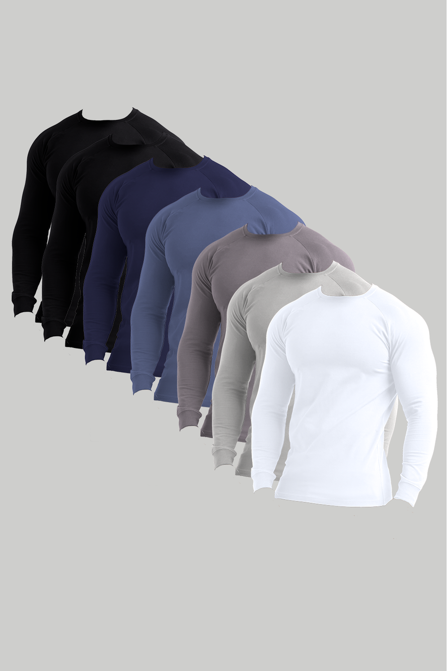 Athletic Fit Long Sleeve Everyday 7-Pack - TAILORED ATHLETE - USA