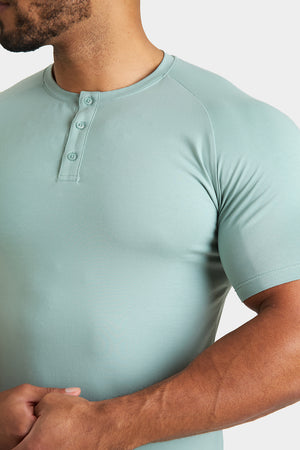 Everyday Henley T-Shirt in Sage - TAILORED ATHLETE - USA