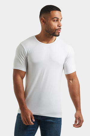 Fashion Fit T-Shirt in White - TAILORED ATHLETE - USA