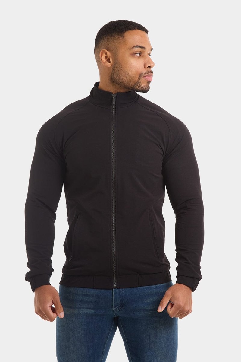 Harrington Jacket in Black - TAILORED ATHLETE - USA