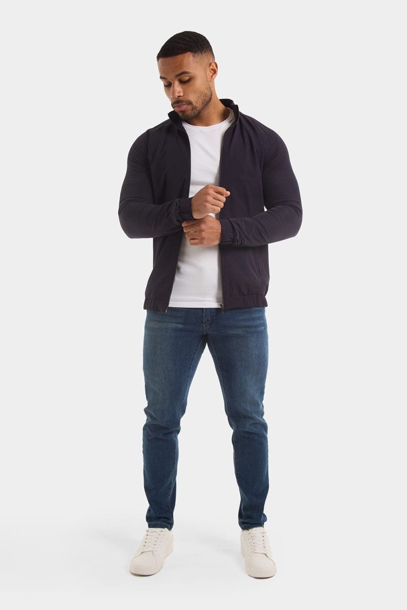 Harrington Jacket in Navy - TAILORED ATHLETE - USA